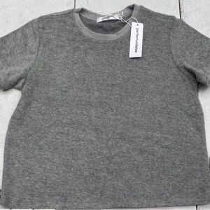 Perfectwhitetee Eve Loop Terry Crew Neck Tee